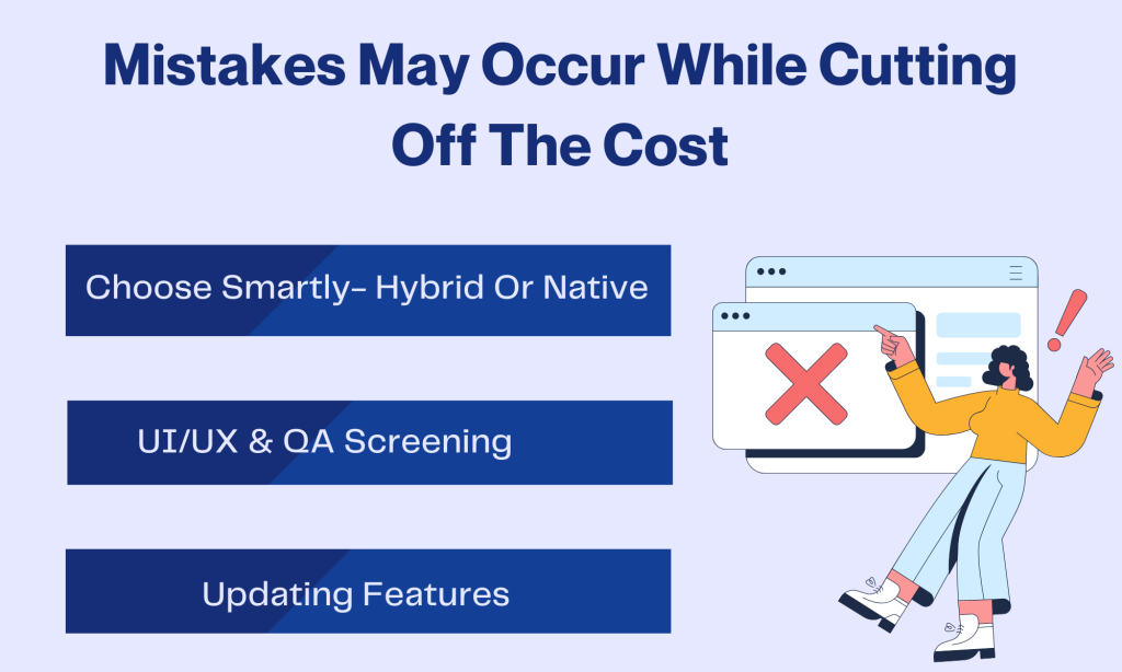 Mistakes to Cut the Cost of Developing Apps: