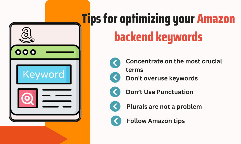 Tips for optimizing Amazon backend keywords